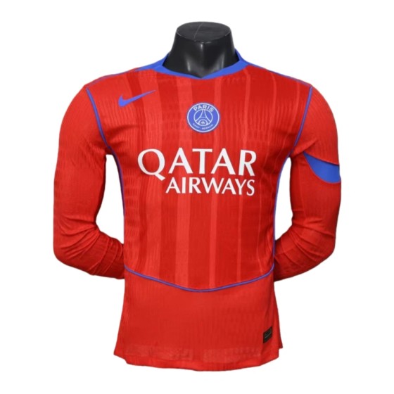 PSG Away Long Sleeve Football Shirt 2025-26 Player Edition